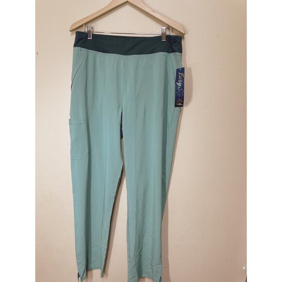 Butter-Soft Easy Stretch Scrub Pants L Tall NWT – 5 Pockets, Yoga Waistband - Picture 1 of 6